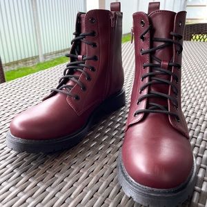 Women’s Purple Combat Boots